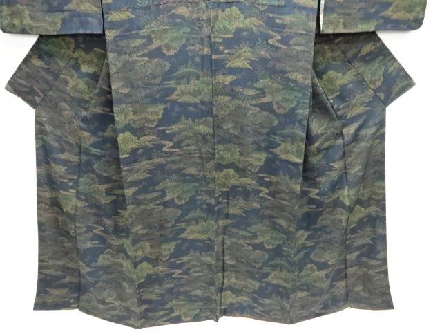  大正ロマン　松笹模様着物